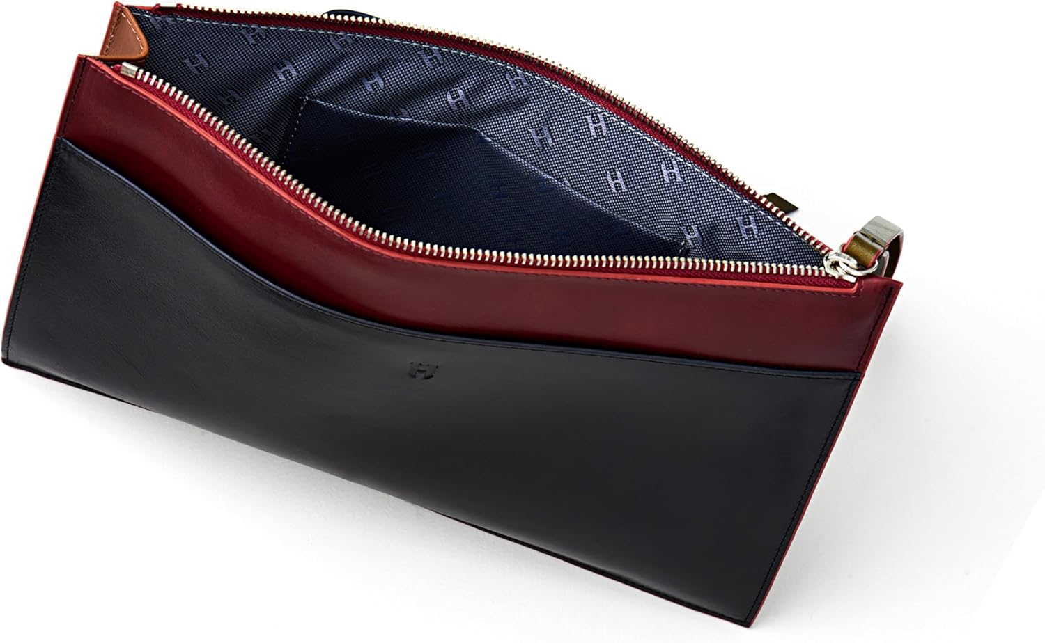 Wristlet for Women and Men, Full-Grain Leather Clutch with Zip Closure & RFID Blocking - Image 3
