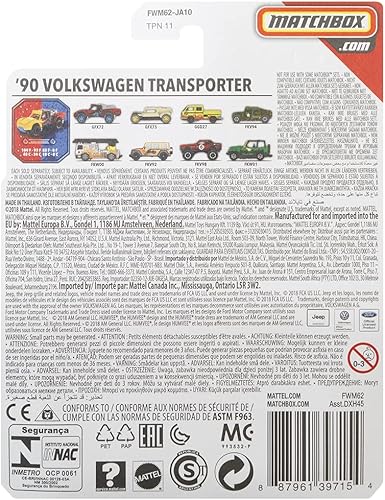 Miniatura 6 de Matchbox Cambiadores de color Volkswagen Transporter CAB