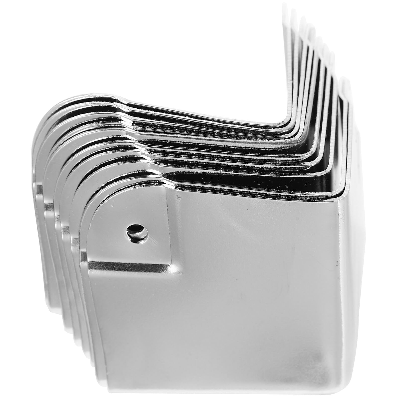 Housoutil 10 piezas Protector de Esquinas para Caja y Muebles Decorativo y Resistente para Gabinetes y Cajas de Madera