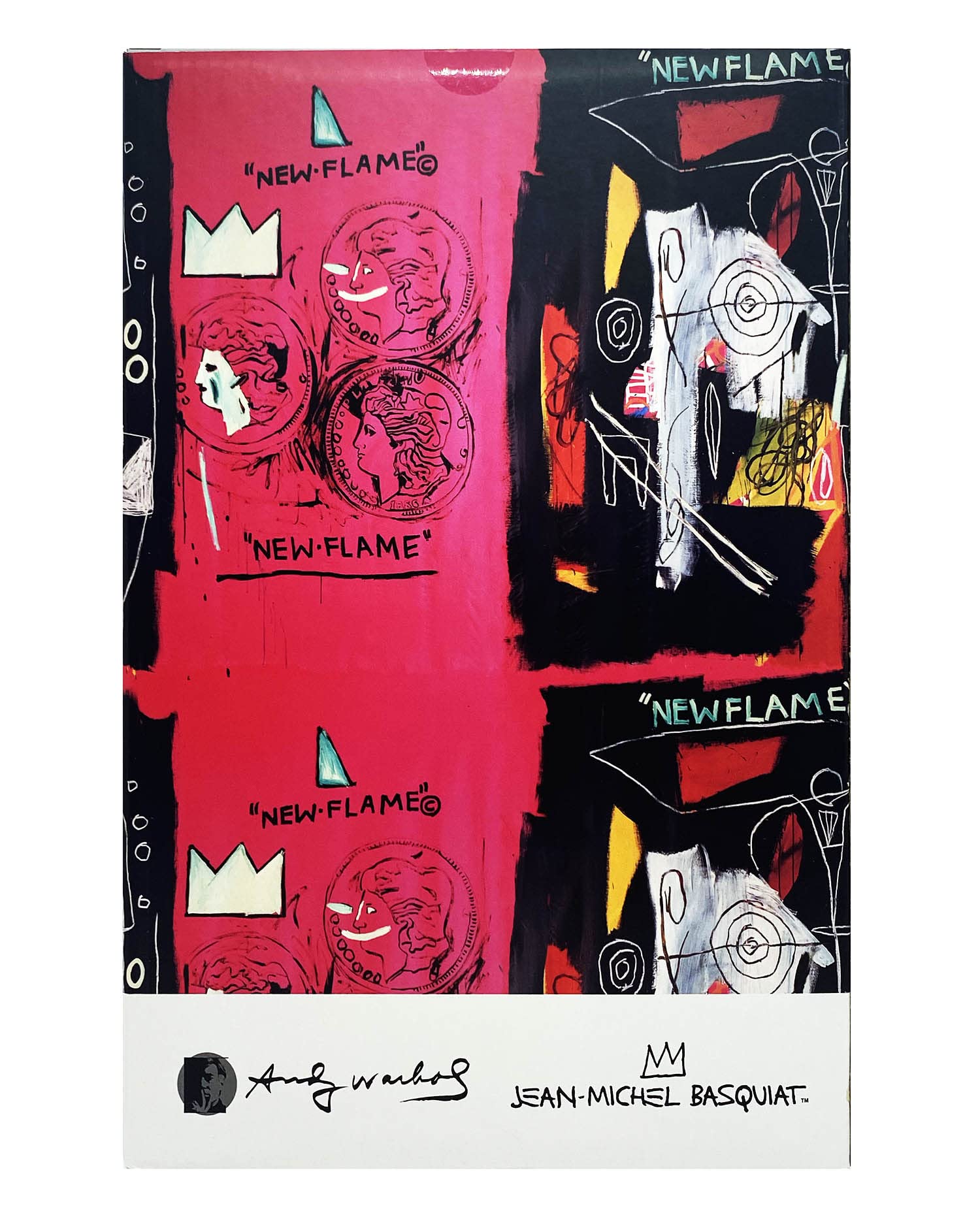 BE@RBRICK Andy Warhol × Jean-Michel Basquiat #1 400% & 100