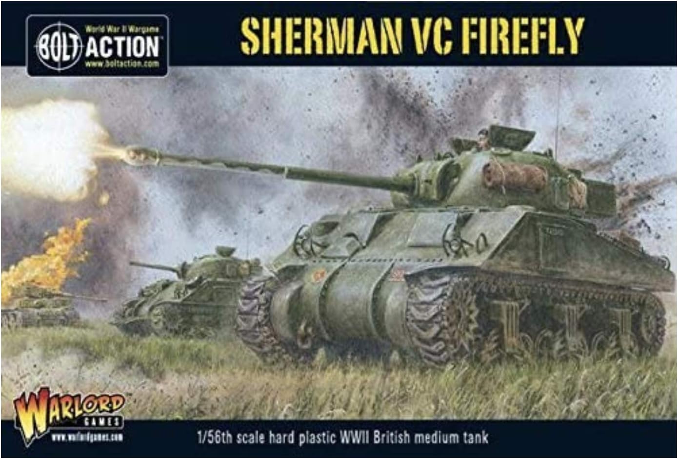 Warlord Games, Sherman Firefly Vc, Bolt Action Wargaming Tank Miniatures
