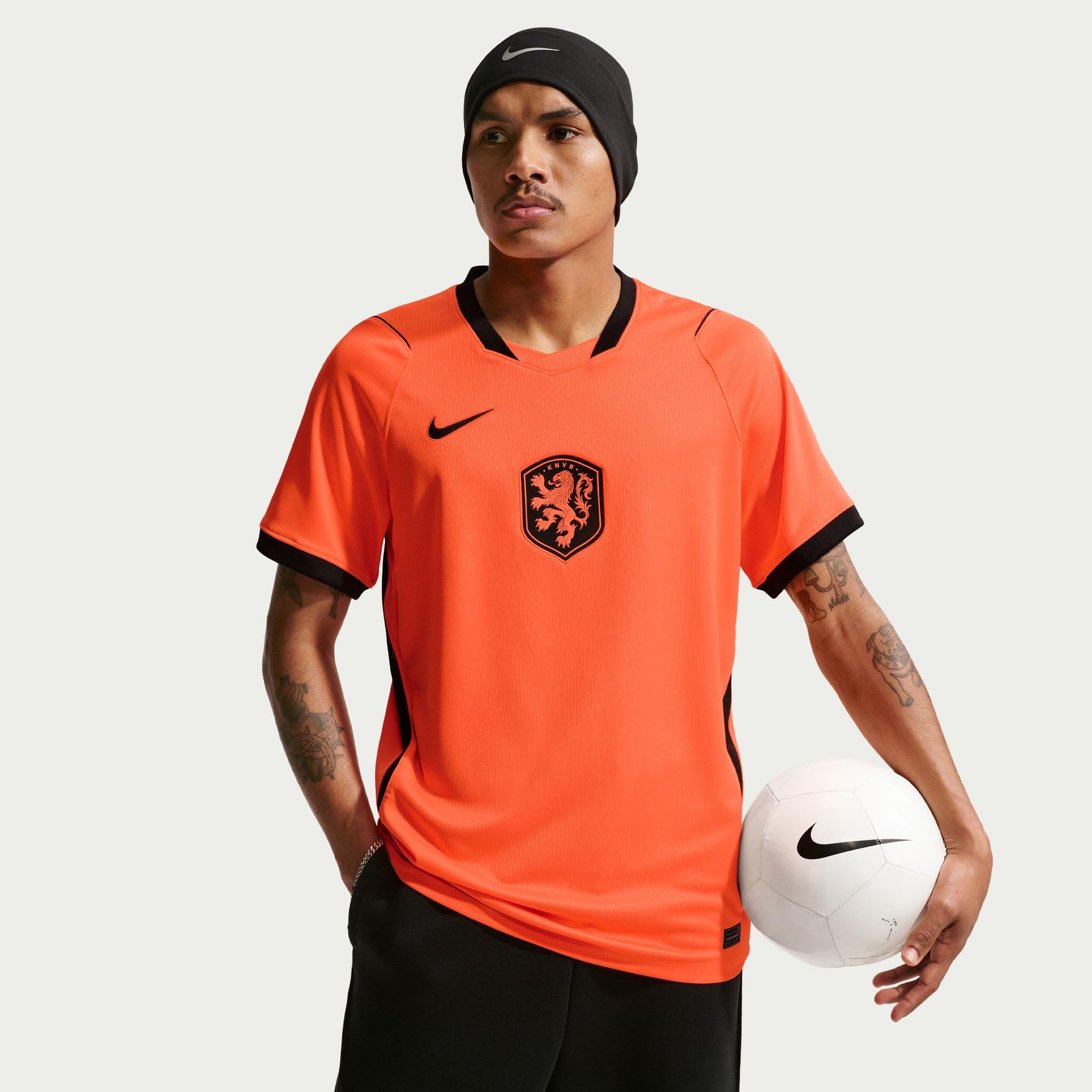 Nike Netherlands National Team Dri-Fit Stadium Home T-Shirt Uomo (Pacco da 1)