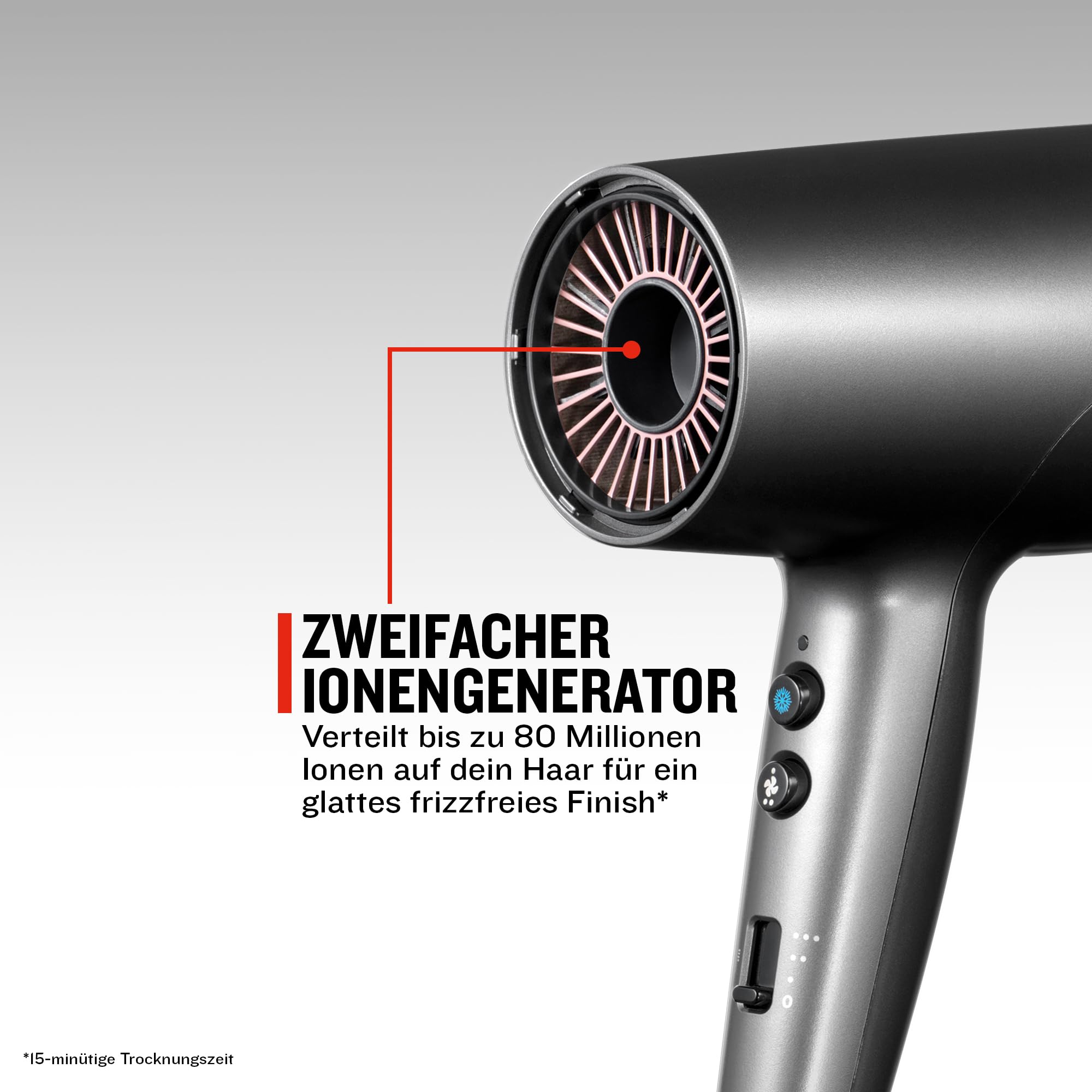 Remington ONE Haartrockner Ionen [120 km/h Luftstrom für schnelles Trocknen] 5 Aufsätze: Flyaway, 2 Diffusoren, feiner & breiter Kamm, schmale Düse, 8 Heiz- & Geschwindigkeitskombinationen, D6078