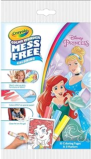 Crayola Color Wonder Disney Princess Coloring Pages, Mess-Free Coloring, for Kids, Age 3 4 5 6