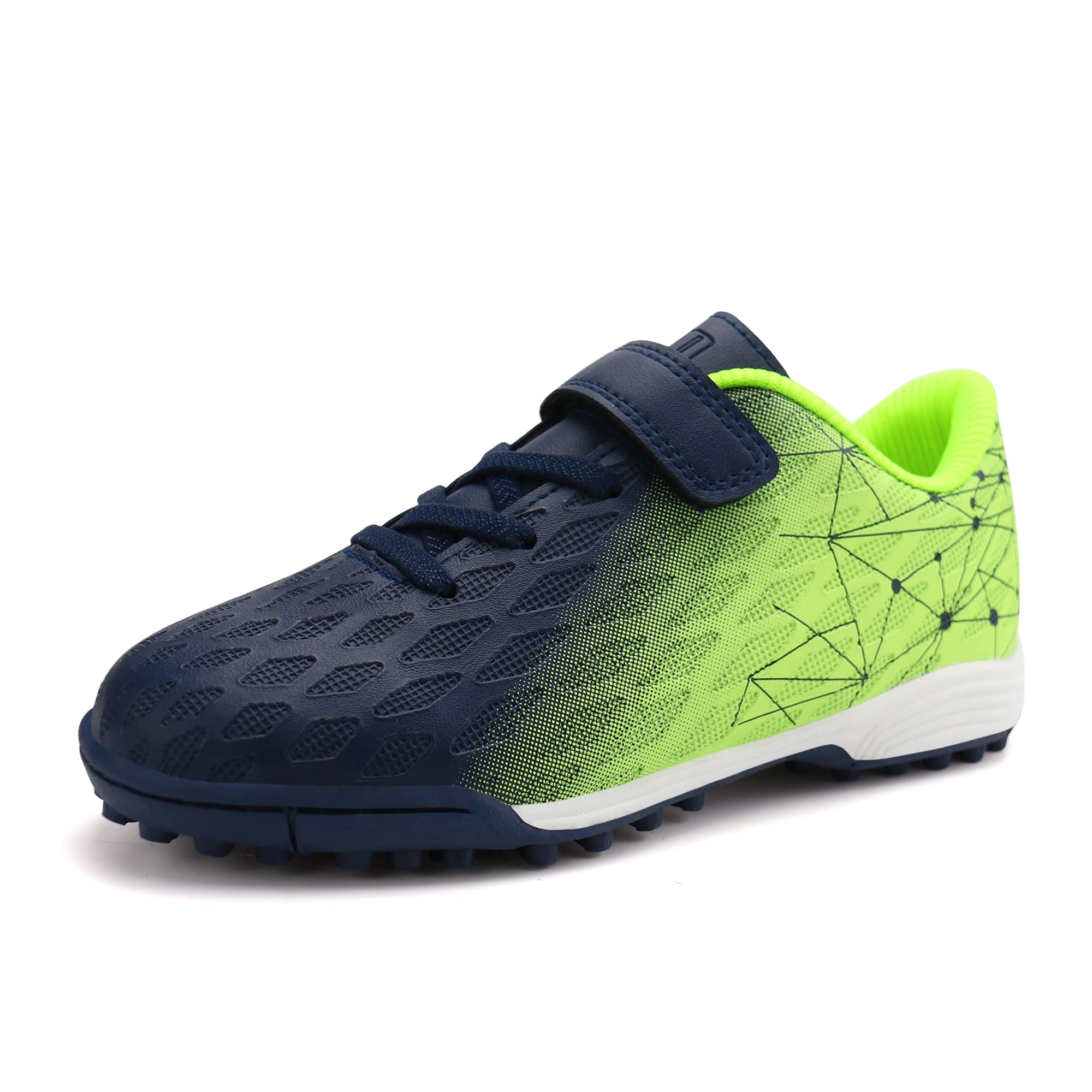 JABASIC Hallen - Botas de fútbol para niños y niñas, césped artificial