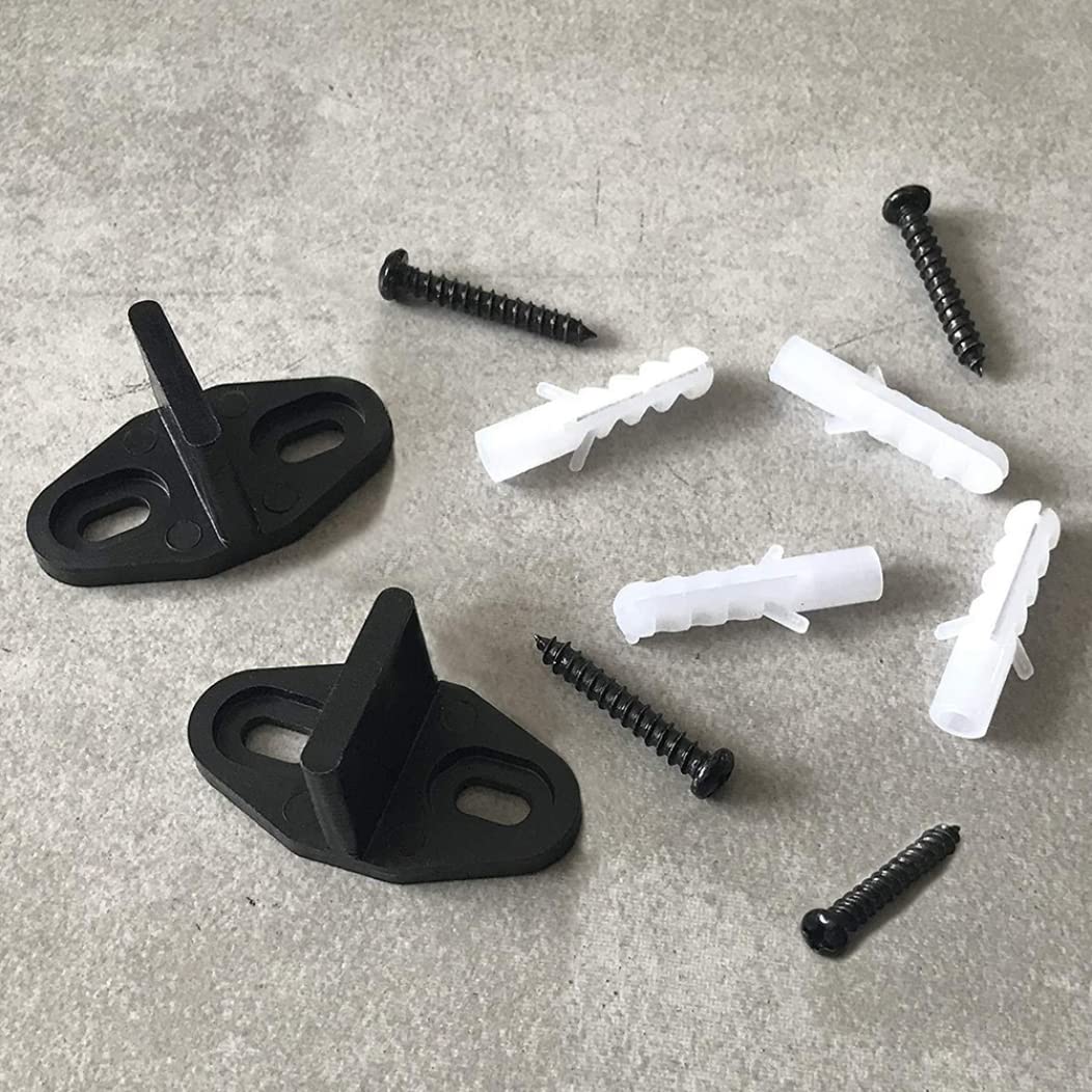 Guida per Porta Scorrevole Hardware Guide per Porta di Bypass del fienile Inferiore montate a Pavimento Biglietto di Auguri da 2 Pezzi