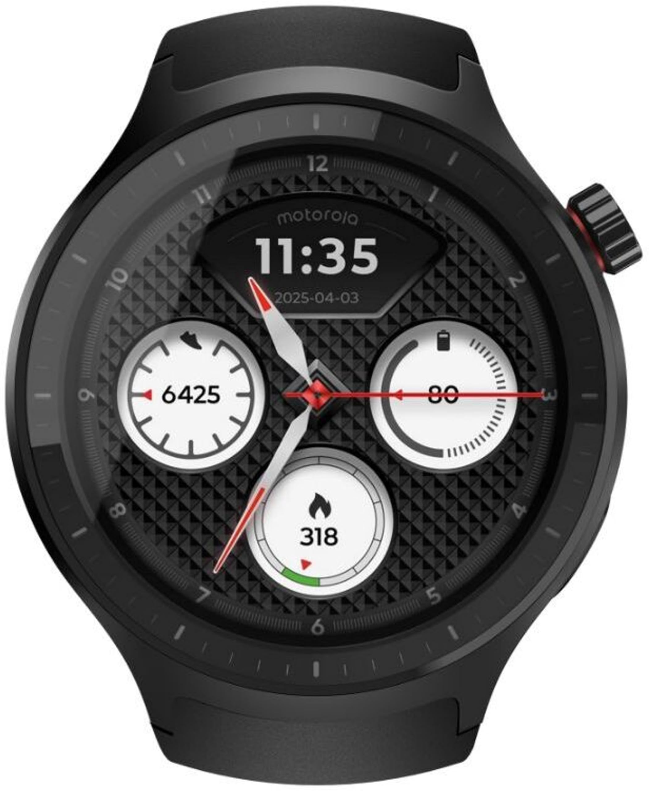 Motorola Moto Watch, 1.4 OLED, AOD, Auto-Brightness, Dual Band GPS, Powered by Polar Smartwatch (Pantone Volcanic Ash Band Strap, Free Size)-picture-18