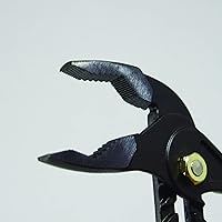 Vista 3 de FUJIYA Tools, 130-200-BG, alicates ligeros para bomba de agua, color negro y dorado, 8 pulgadas