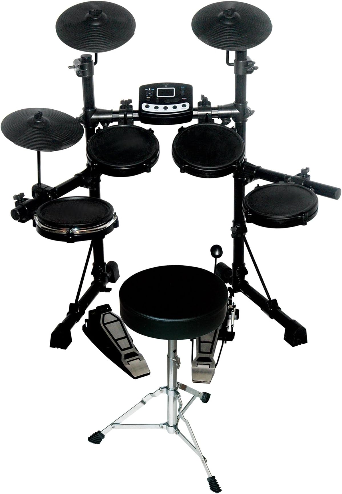 Adagio KD-10 Digital Drum Set with Throne - Black