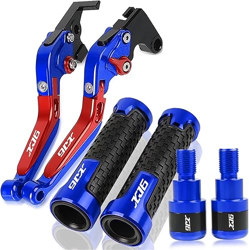 Miniatura 15 de Motocicleta para Y&AMAHA XJ6N XJ6 N XJ6DIVER XJ6 Diver 2009-2015 2014 2013 2012 2010 Palanca de embrague de freno manillar empuñaduras extremo Gris1