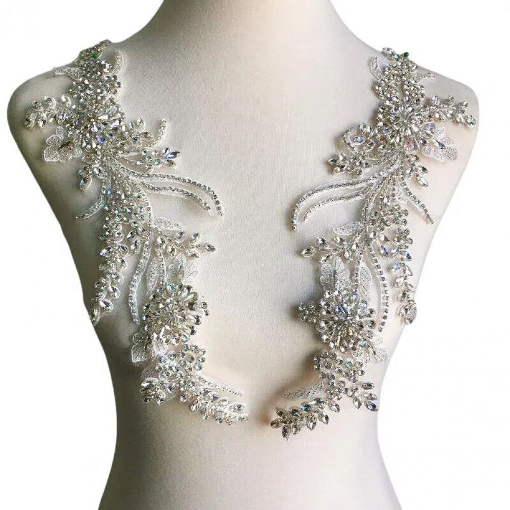 Appliqué de mariage en cristal pour personnaliser les accessoires des demoiselles d'honneur