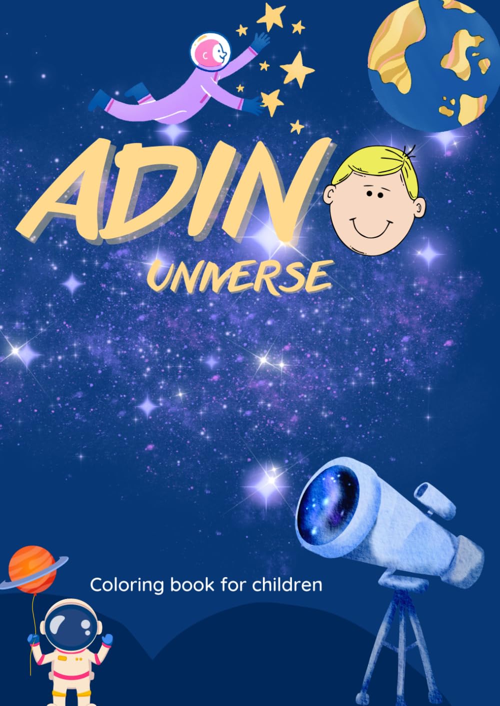 ADIN-Universe: Coloring book for children
