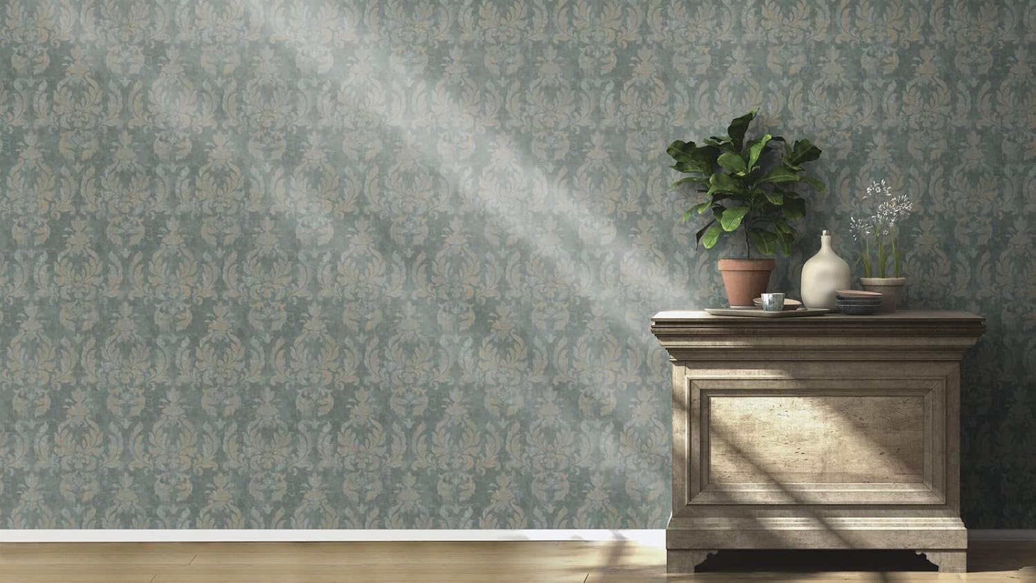 Rasch paperhangings 467413 Vincenza Collection Non-Woven Wallpaper, Multi-Colour, 53 x 1005 cm - Image 5