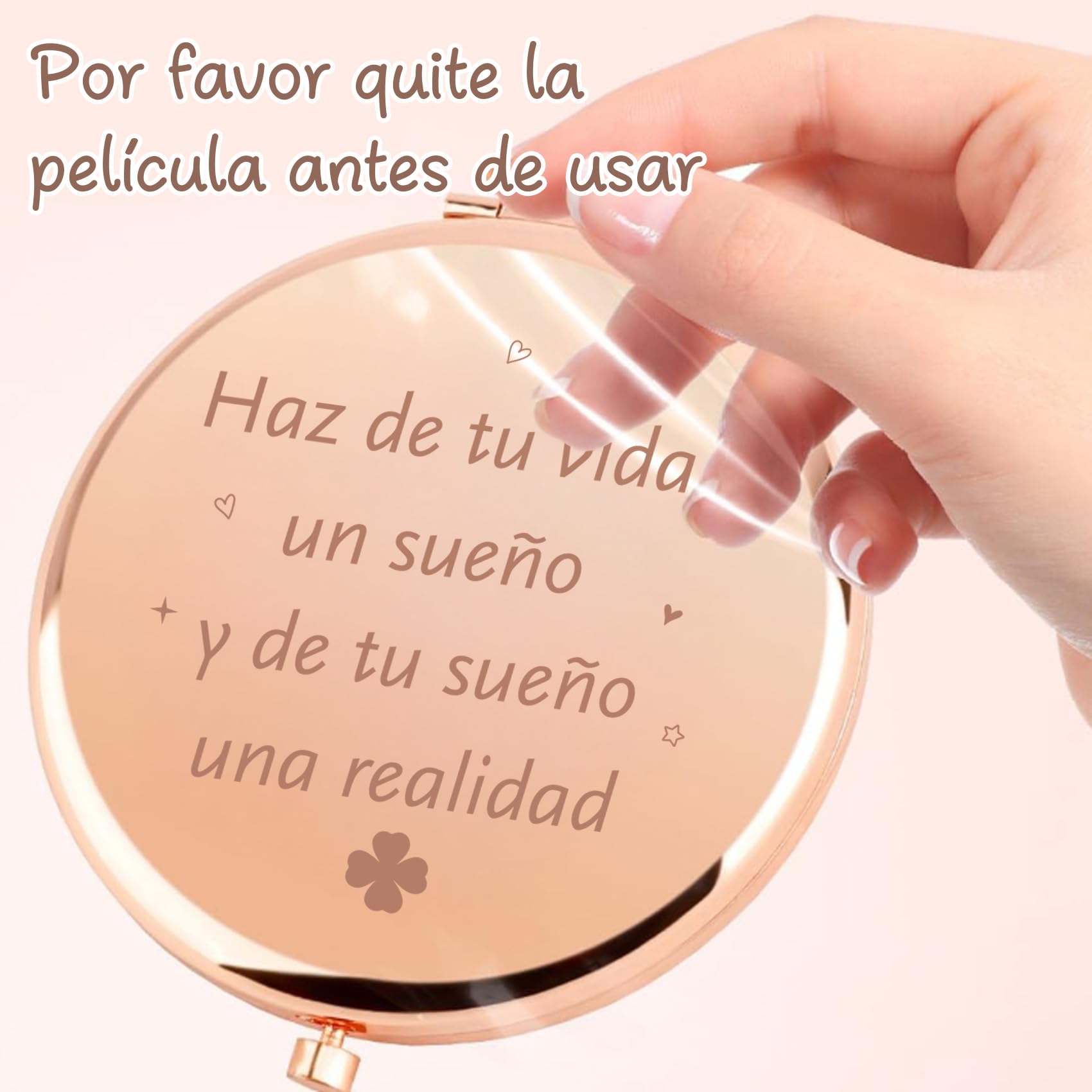Regalo Motivacion Espejos Compactos Regalo Cumpleaños Mujer Regalos Motivadores Mujer Regalos Motivacionales Regalo Inspirador Regalos Adolescentes Regalos para Amigas Regalo Amigo Invisible