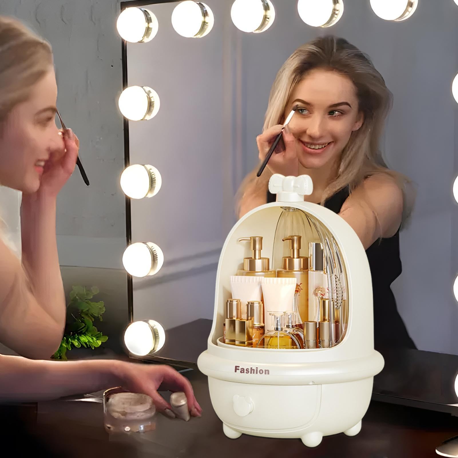 Kosmetik Organizer Für Den Schminktisch Große Aufbewahrung Mit Klarem