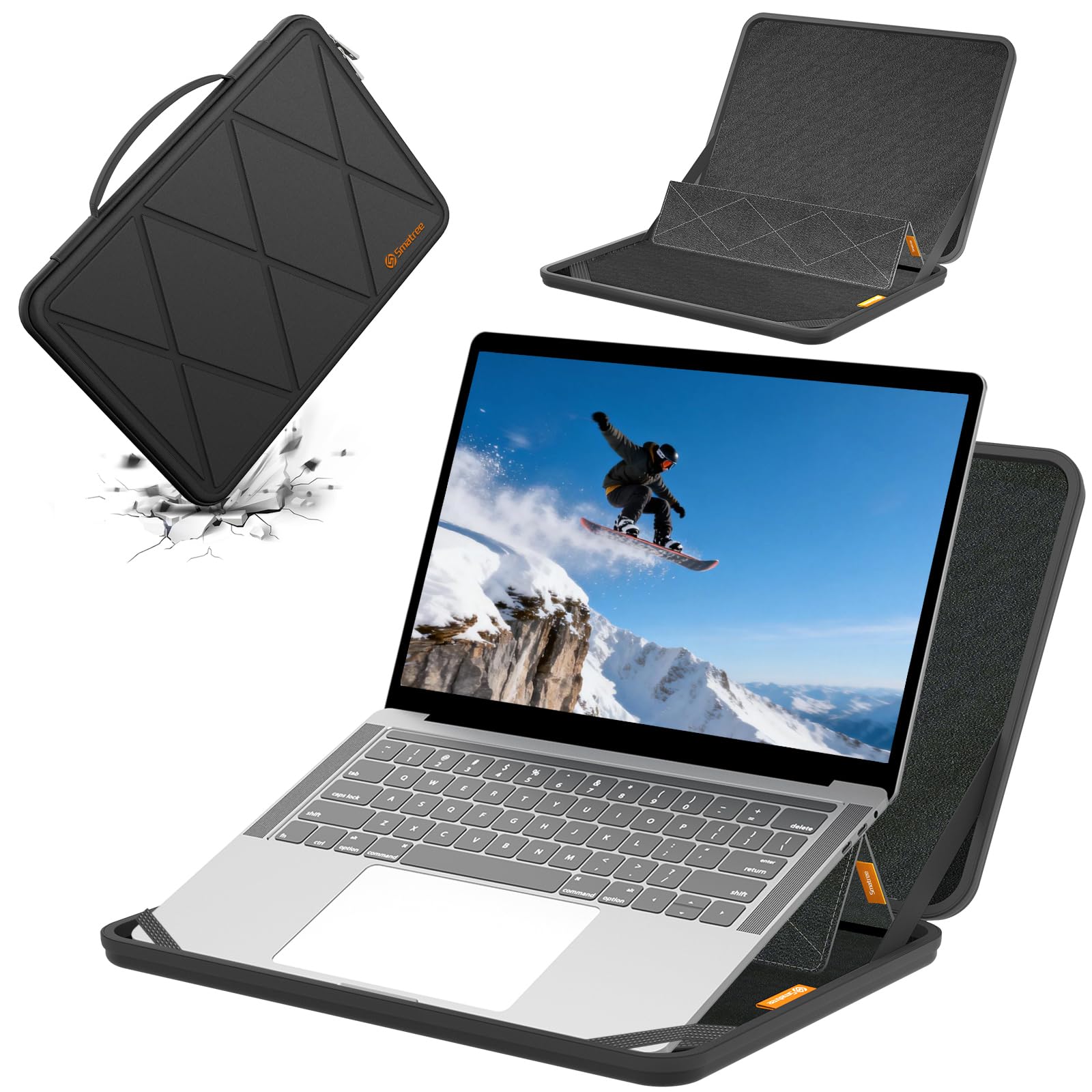 Smatree MS86 Protección rígida 16 Pulgadas Funda para portátil Compatible con DELL Pro MAX 16 Premium MA16250, para Razer Blade 16 2024/2023