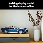 LEGO Icons Ensemble de Construction de la Voiture Shelby Cobra 427 S/C pour Adultes - Décoration de Chambre, Bureau ou Étagère pour Fans de Voitures de Sport, Âges 18+ - Idée Cadeau pour Anniversaires - 10357