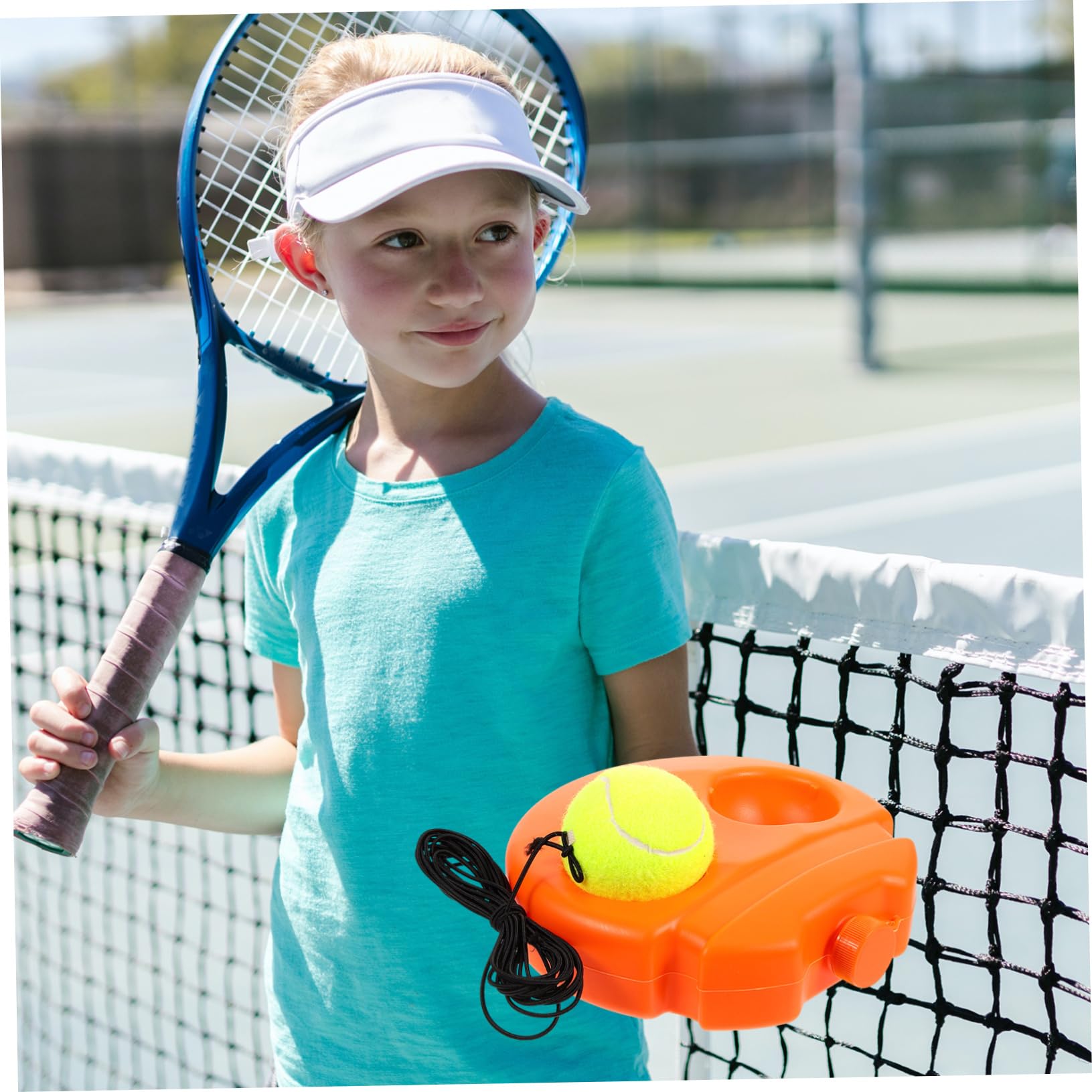 Set Da Allenamento per tennis con rete di cattura (12 lb) per