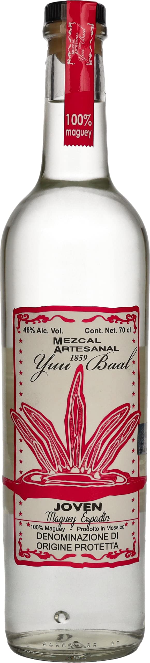 Yuu Baal Mezcal Joven Maguey Espadin 46% Vol. 0,7l