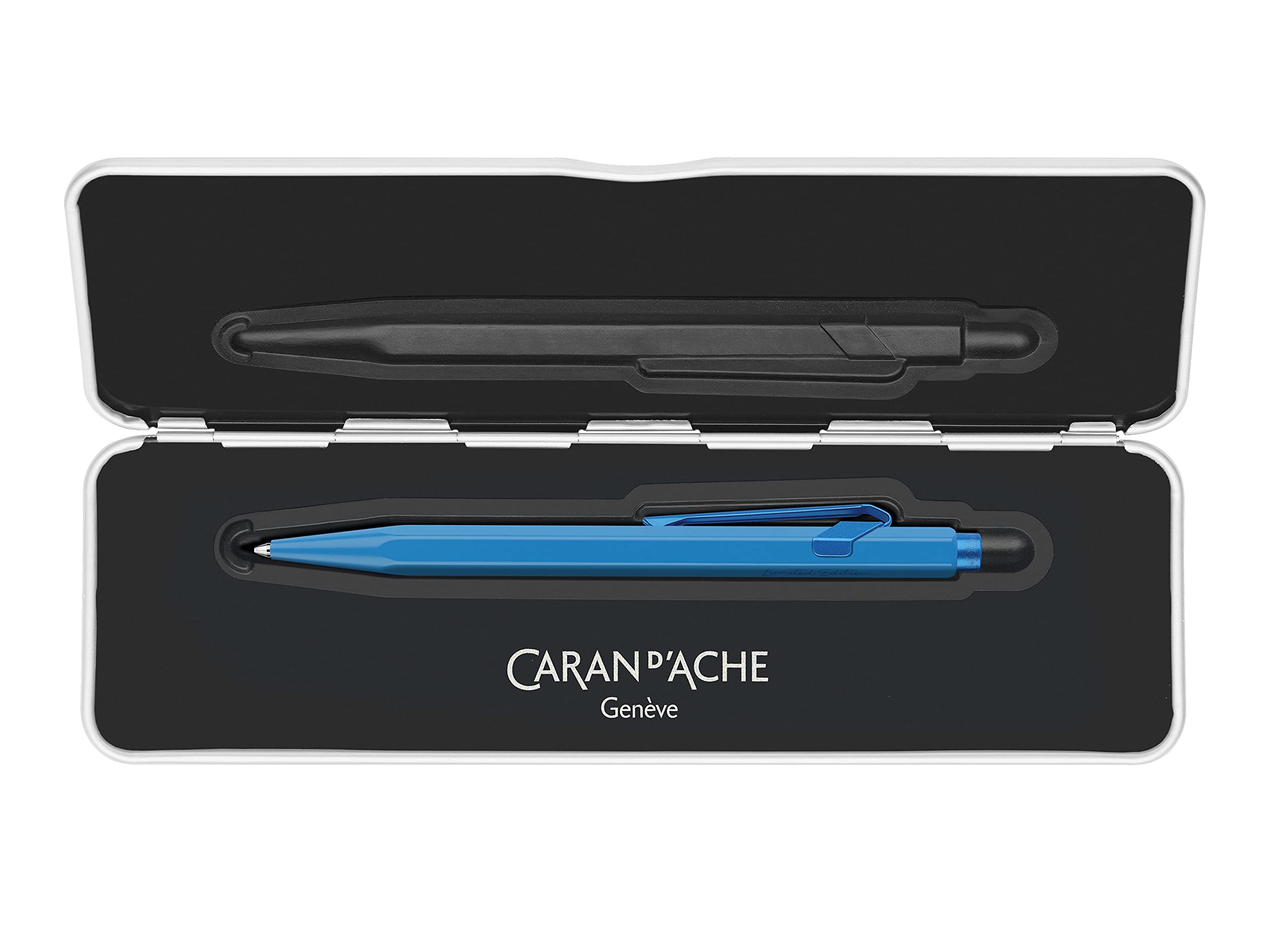 Caran d'Ache 849 Bolígrafo Claim Your Style Edition 4 - Azure Blue, 7630002350648