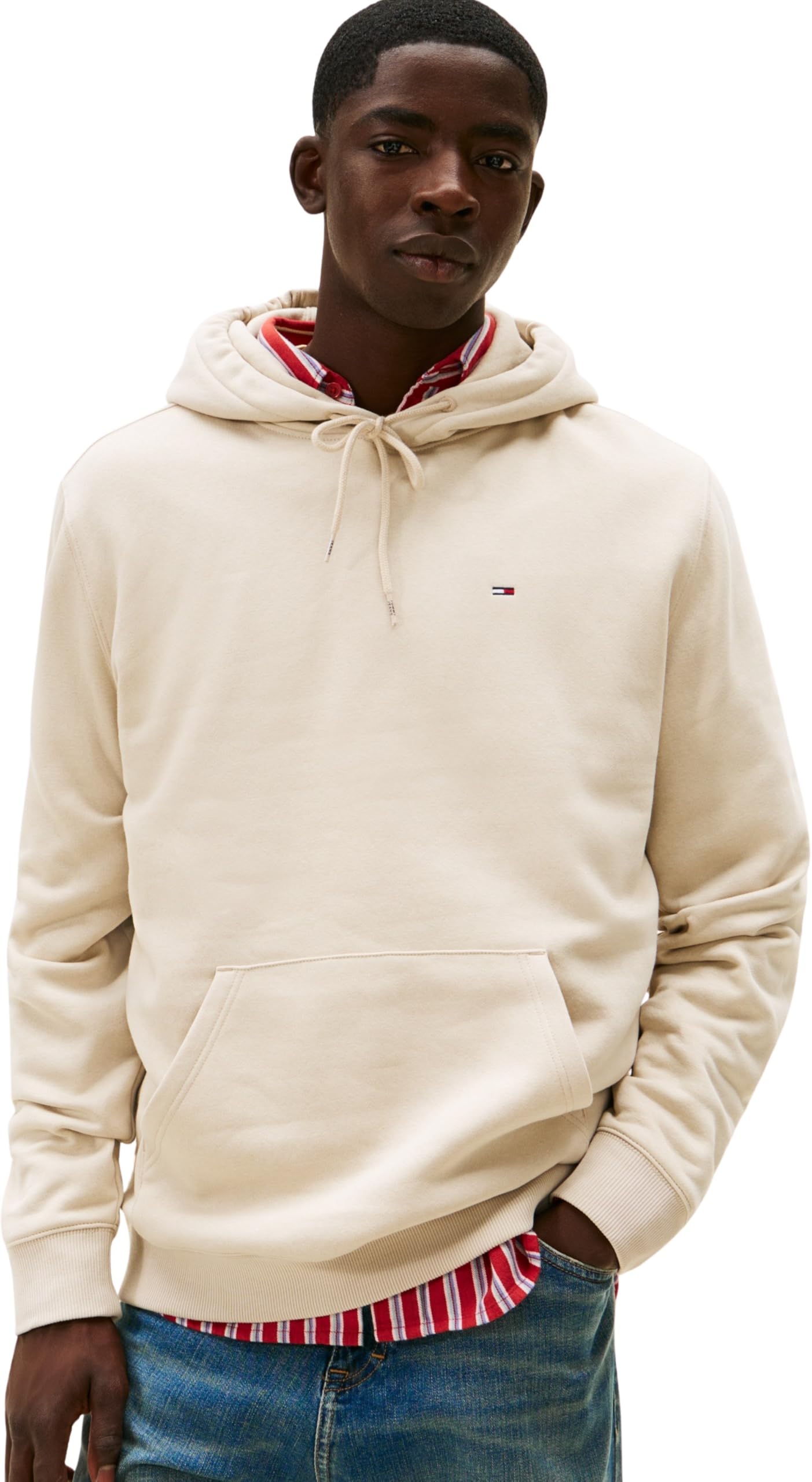 Tommy Jeans Herren TJM Reg S Flag Hoodie EXT Dm0dm20742 Kapuzenpullover (1er Pack)