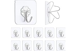 Premium Reusable Anti-Skid Traceless Hooks (10-Pack)