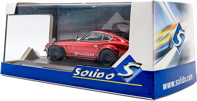 Modelo a escala 1:43 Solido 240Z Pandem rojo 1973 miniatura 9