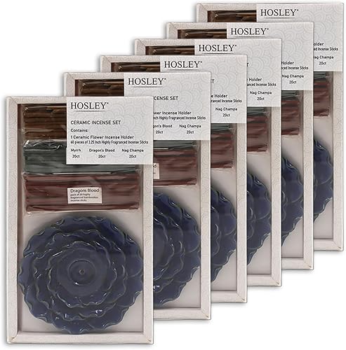 Miniatura 6 de Hosley Quemador de incienso de aluminio estilo tibetano para aromaterapia y ambiente hogareño, acabado plateado envejecido, 4.5 pulgadas de diámetro