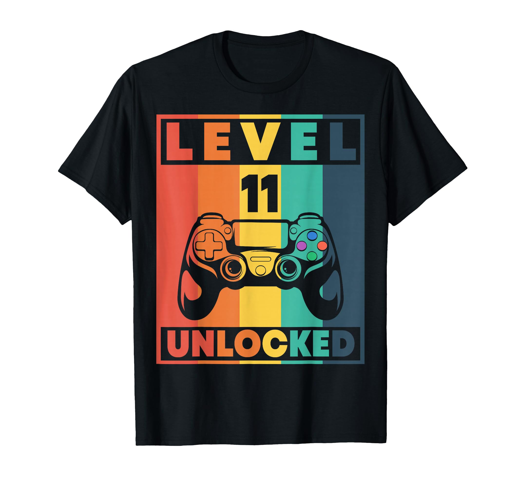 11th Birthday Gamer Boy or Gamer Girl - Level 11 Unlocked T-Shirt