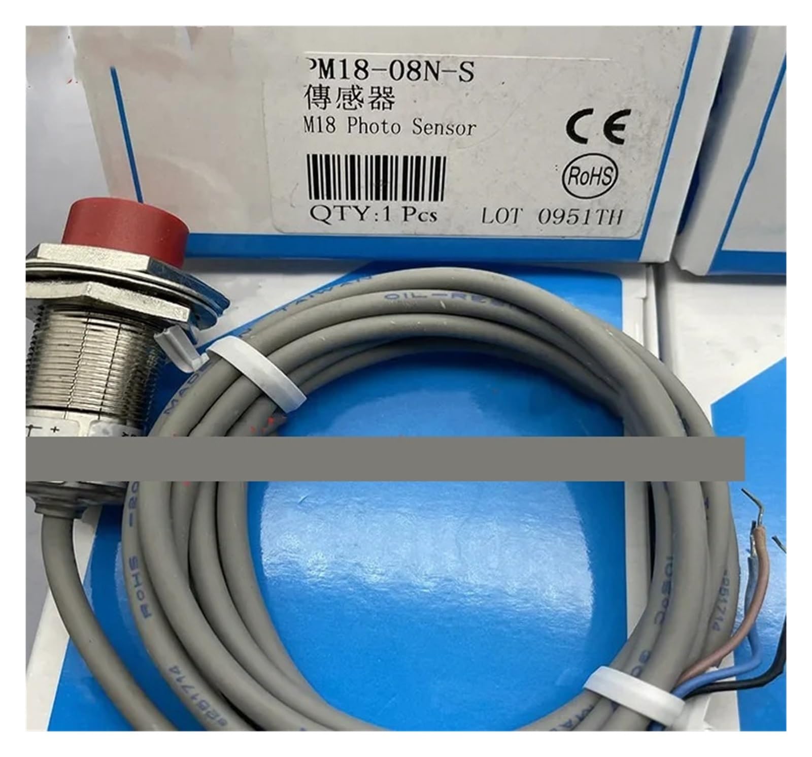 XDDQWSWA 5pcs proximity switch PM18-08N-S PM18-08P-S PM18-08NB-S PM18-08PB-S(PM18-08NB-S)