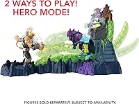 Vista 6 de He-Man and The Masters of the Universe Chaos Snake Attack Playset, Skeletor Fortress con 2 figuras de acción (He-Man y Skeletor), regalo