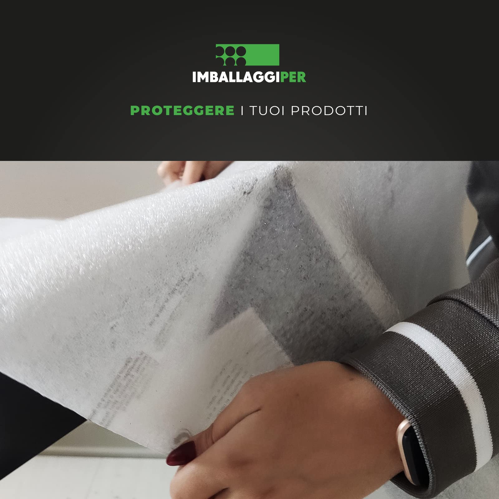 ImballaggiPer Rotolo Polietilene Espanso PE 125 cm x 25 mt, Spessore 2 mm, Bobina per Imballaggio di Mobili e Superfici Verniciate