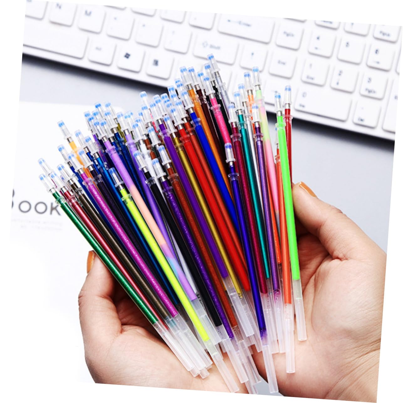 LALAFINA Lot De 3 Recharges De Stylos Haute Performance Pointe De 0 8 Mm Pour Stylos Scolaires Et De Bureau 100 Pièces X 3