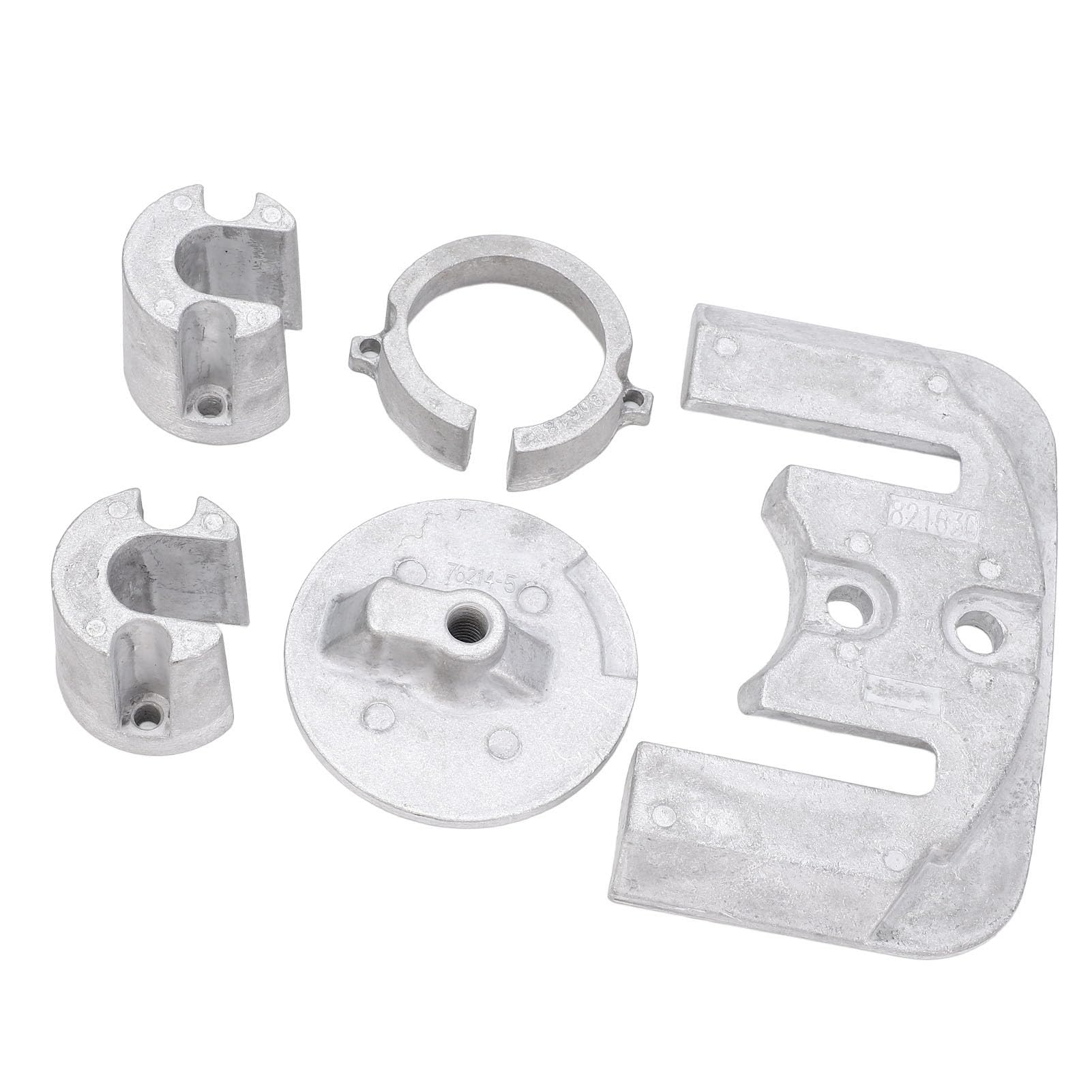Kit di Anodo in Alluminio 22 Pezzi per Bravo Drive (1988 e Nuovi) Protezione Corrosione Superiore
