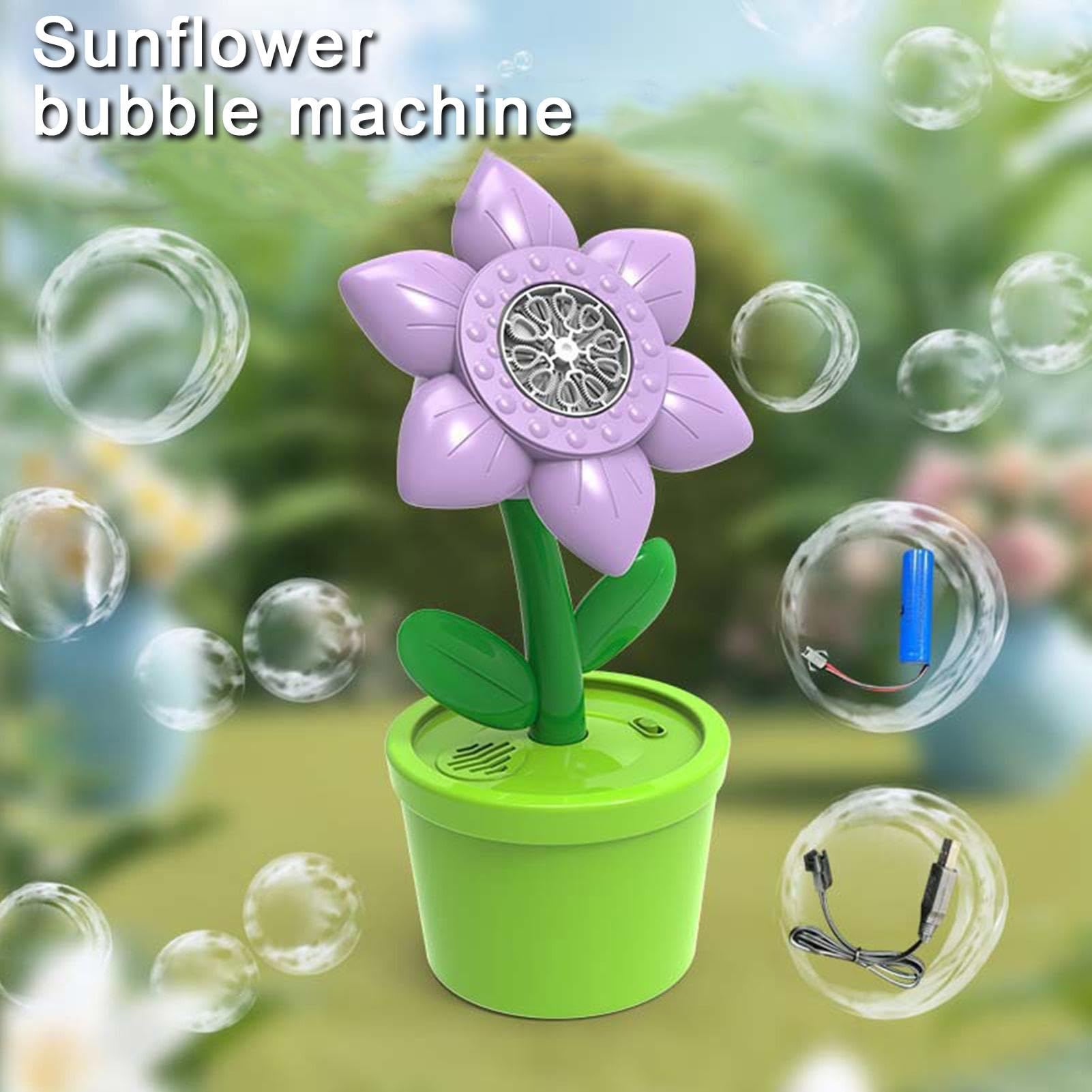 Machine à Bulles Fleur,Appareil à Bulles pour Tout-Petits | Jouet Extérieur en Forme de pour, Organisateurs de Mariages, Événements, Photographes et Commerçants