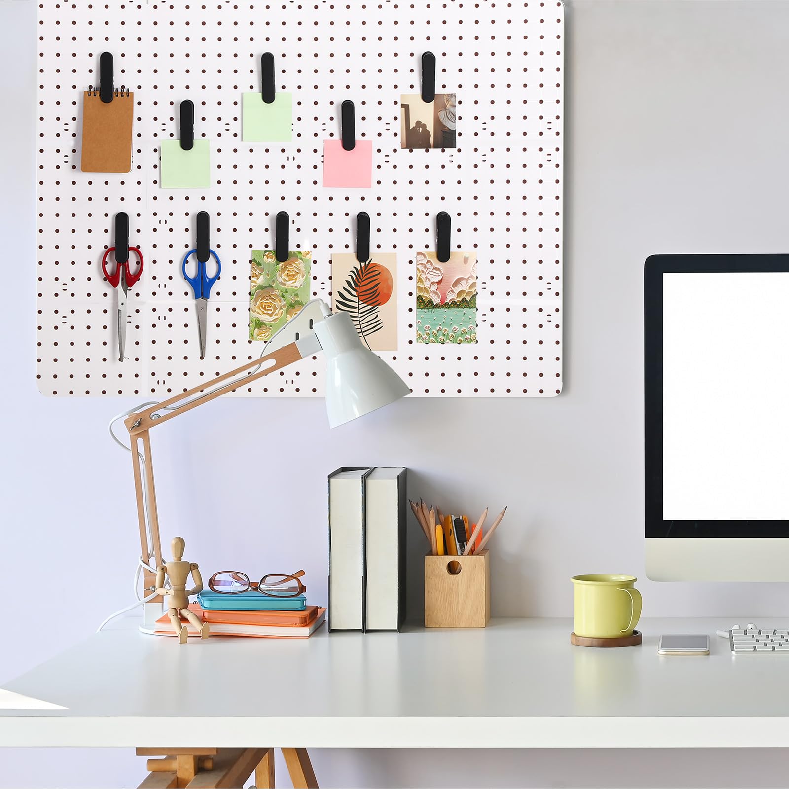 CroBlissful Stecktafel-Clips Metall Zubehör Haken Befestigung für Handwerk Küche Badezimmer