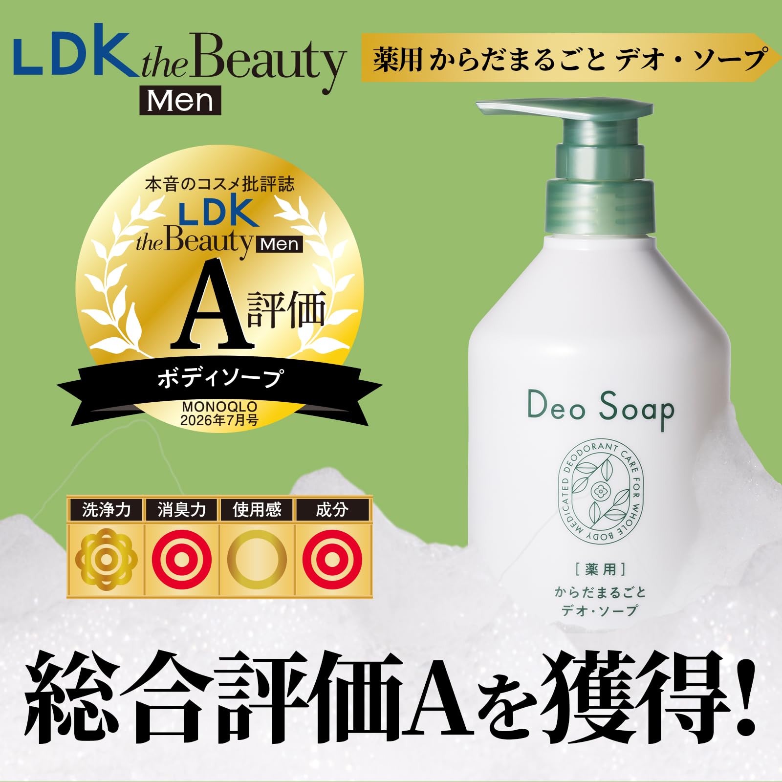 Amazon | 【LDK the Beauty Men A評価】（ボトル本体）薬用 からだ