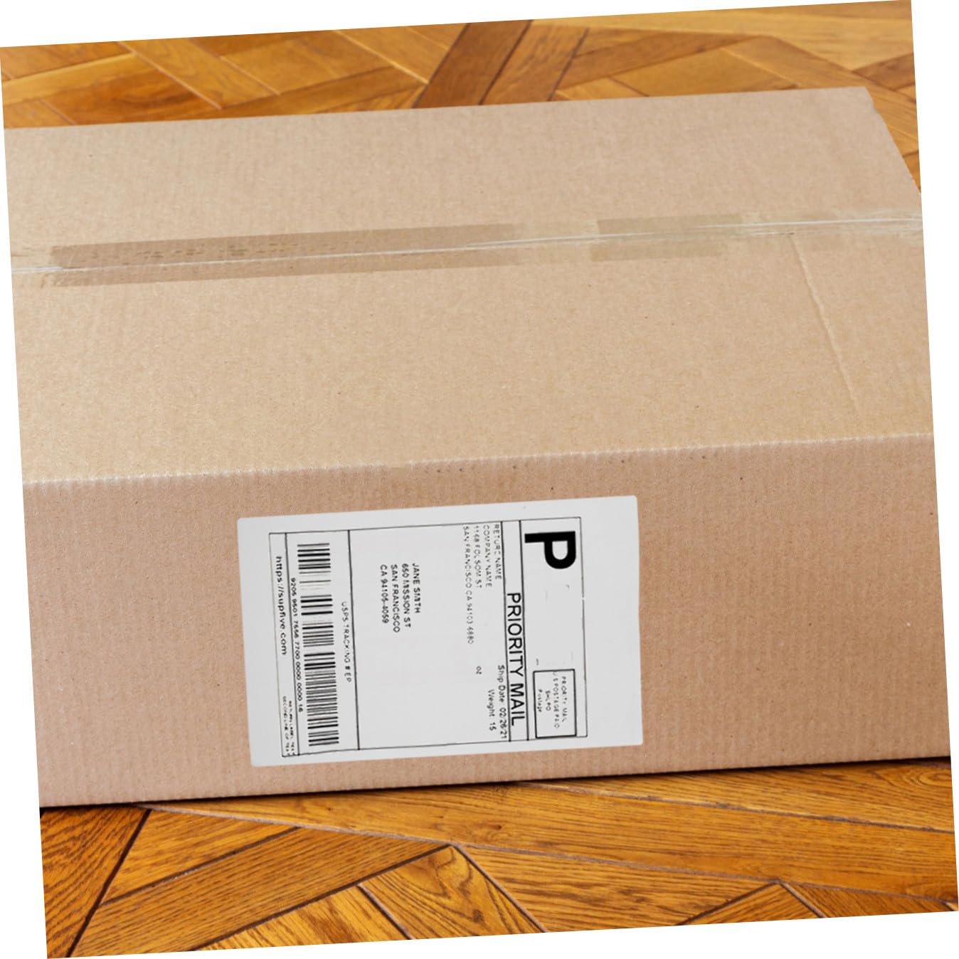 500pièces Étiquettes Adhésives Thermiques Autocollants Expédition Compatibles Avec Imprimantes Rollo Et Zebra Étiquettes Blanches Pour Impression Directe Pour Expéditions Et