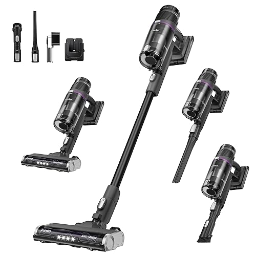 Eureka Cordless Stick Vacuum Cleaner ReactiSense 440, 60-Min Runtime, Anti-Tangle