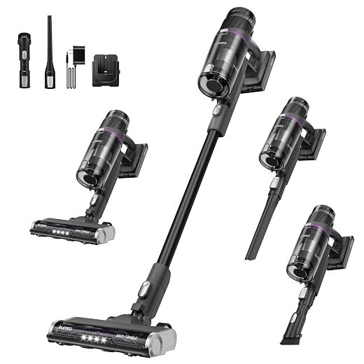 Eureka ReactiSense 350W Anti-Tangle Cordless Stick Vacuum, NEC440BK