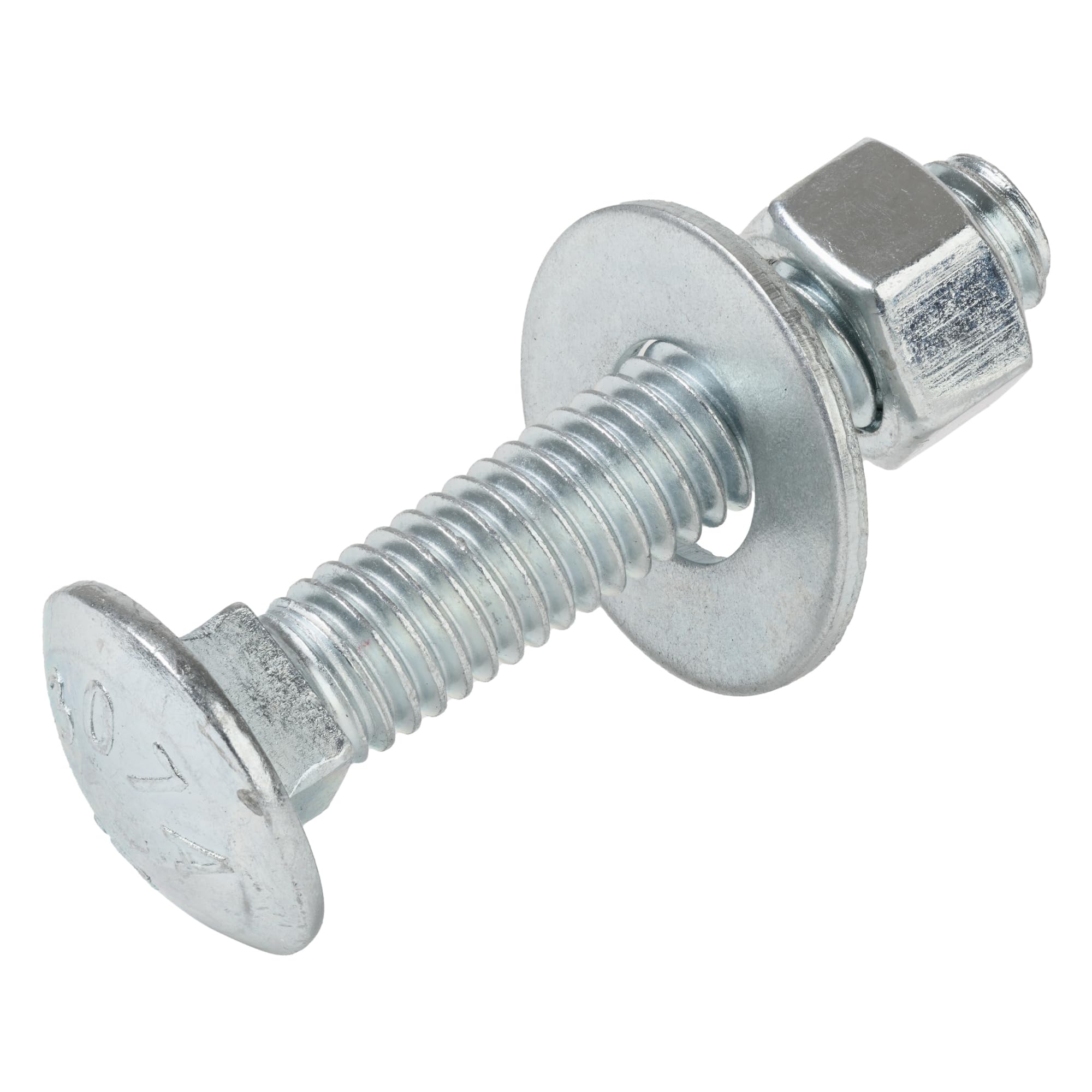 Zinc Carriage Bolts - 50 Pack, Grade 307A -11 Zinc Carriage Bolts - 50 Pack, Grade 307A -11