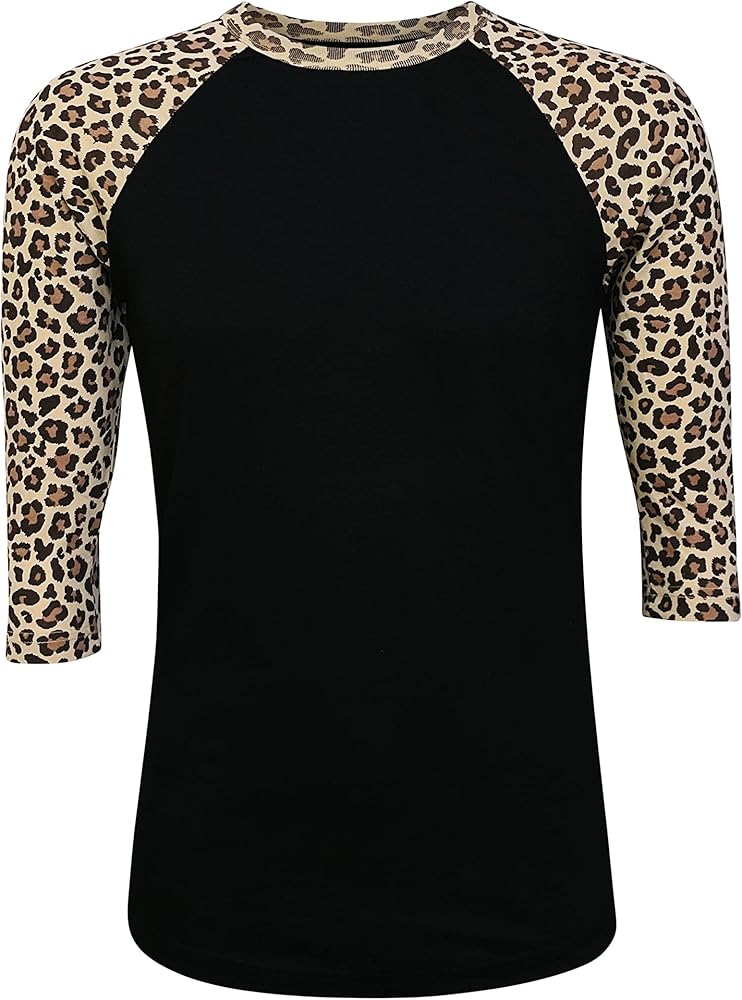 ILTEX Plain Raglan Lightweight Cotton and Polyester T-Shirt 3/4