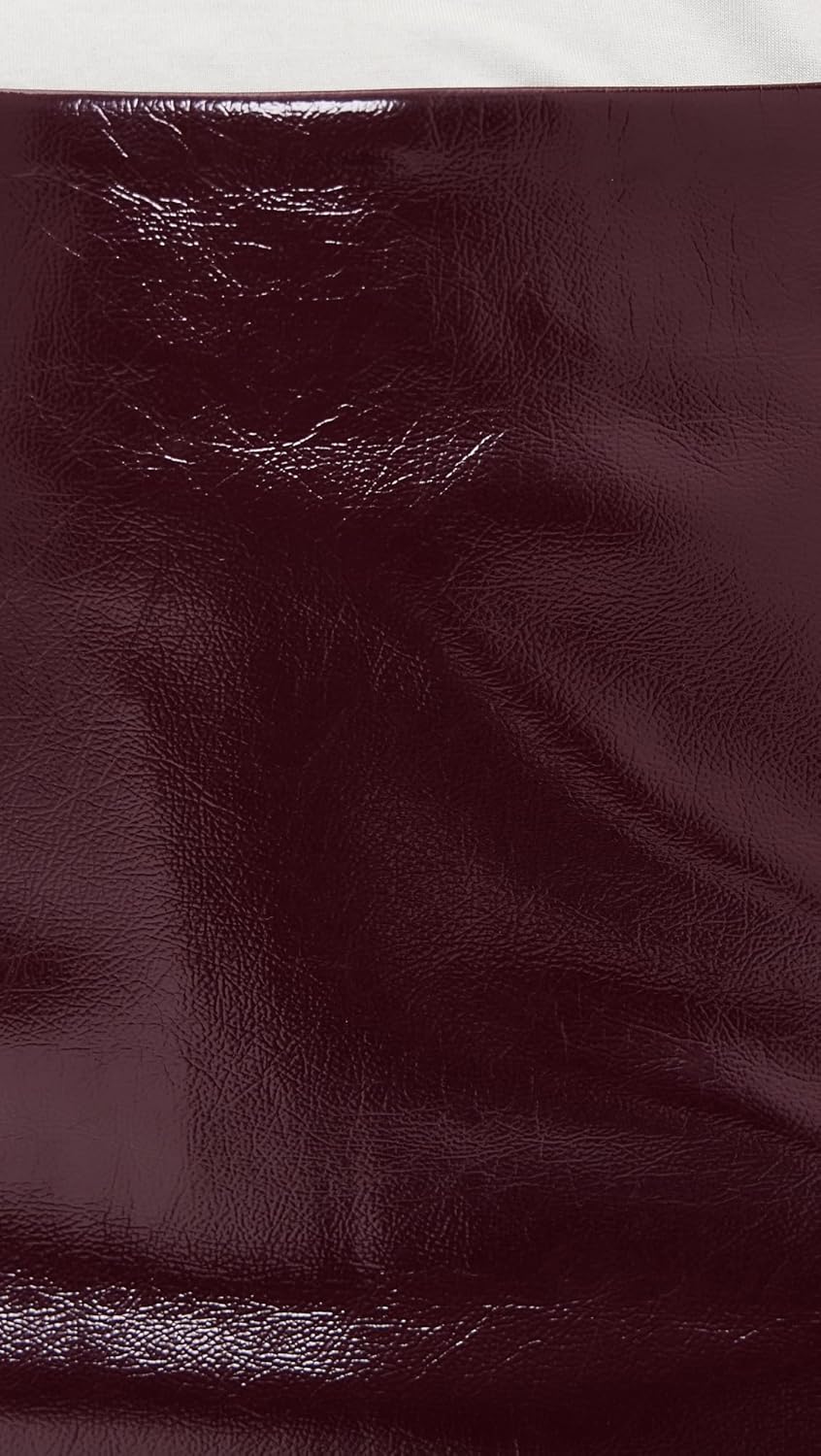 Joe's Women's The Vegan Patent Leather Mini Skirt - Image 6