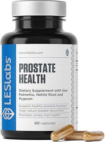 Suplemento Natural Prostate Support para la salud de la próstata, el alivio de la vejiga y mejora del flujo urinario,con Saw Palmetto, Pygeum &
