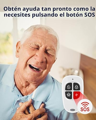 Miniatura 5 de tolviviov Sistemas de seguridad de alarma para puerta, sistemas de seguridad inalámbricos de alarma para el hogar, alertas de aplicación