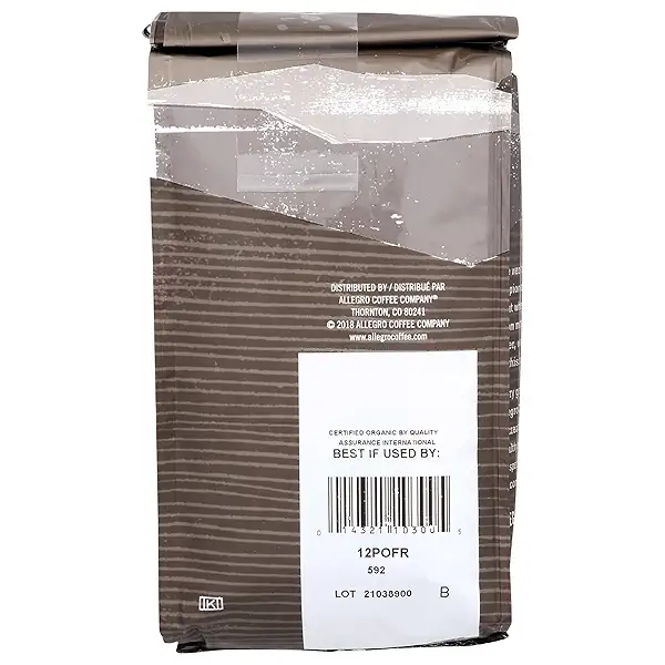 Allegro Coffee Decaf Organic French Roast Whole Bean Coffee, 12 Ounce (Pack of 1) 2