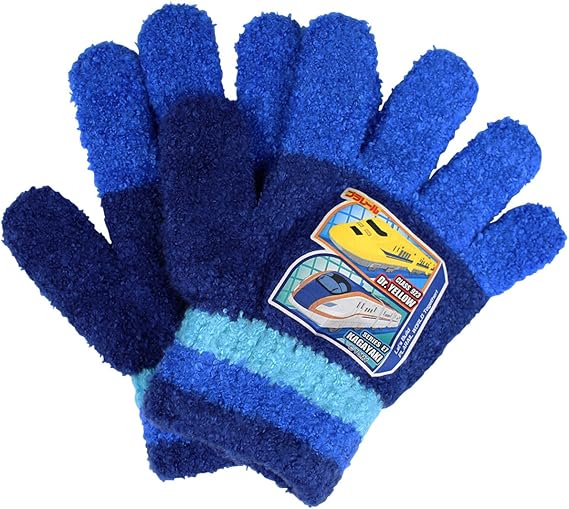 Amazon プラレール 手袋 キッズ 5本指 Pl ワンサイズ ネイビー 手袋 通販
