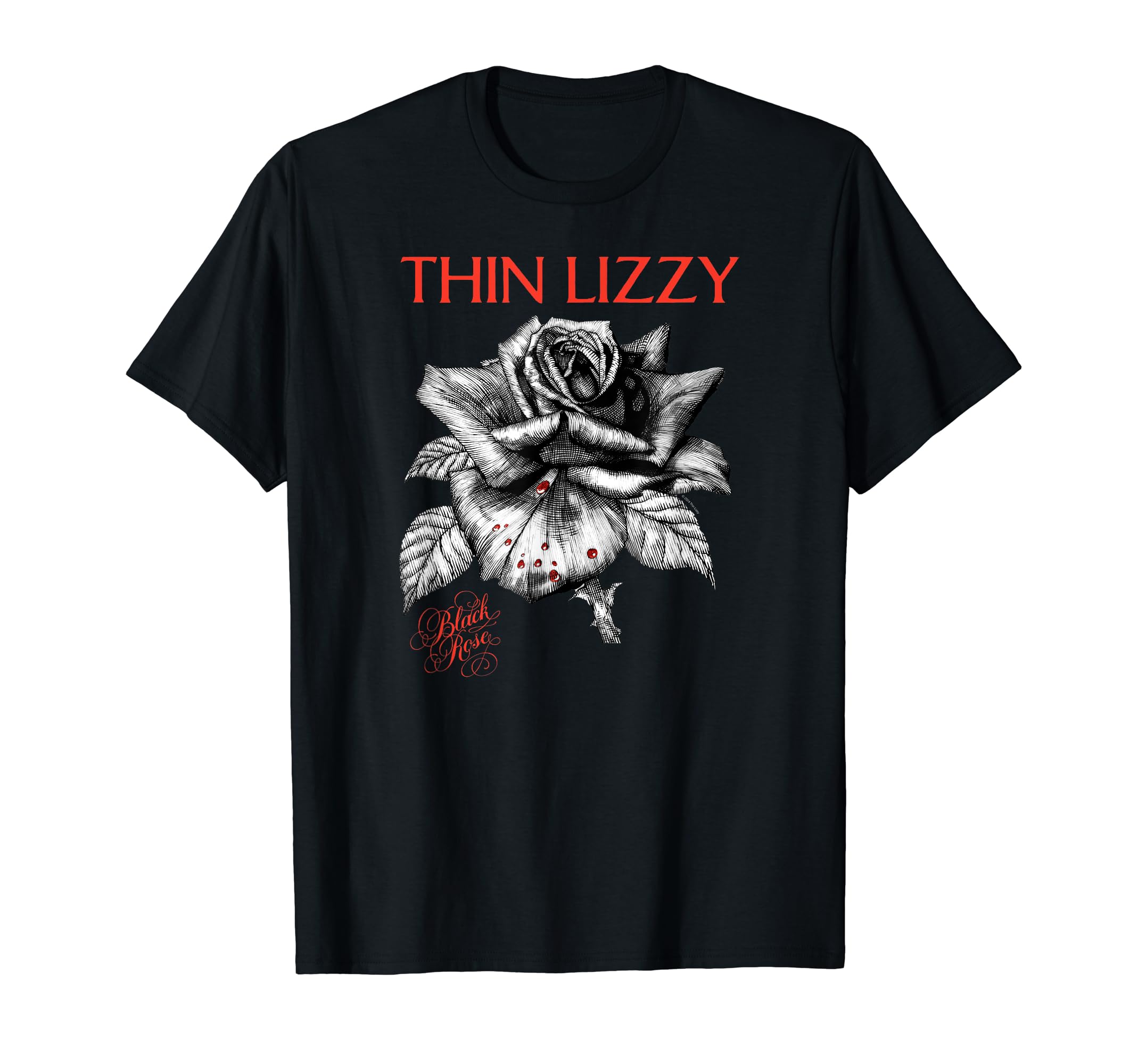 Thin Lizzy – Black Rose Album Tracklist T-Shirt