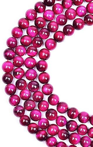 Vista 15 de Cuentas sueltas redondas naturales AAA+ ojo de tigre verde, piedra energética, poder curativo para hacer pulseras y joyas, 1 cuerda de 15 pulgadas