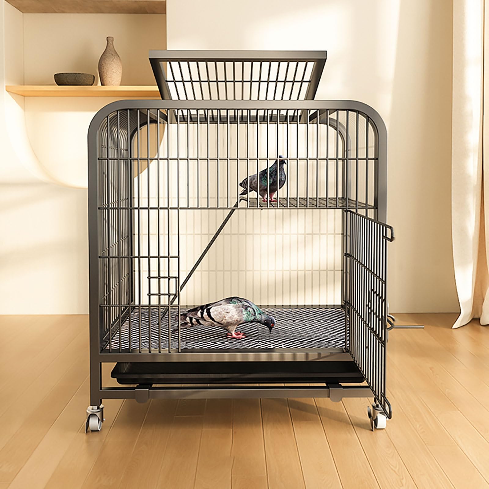 HTTGDGDH Bird Cage Pet House W/Removable Tray Cockatiel Bird Cage For Parrot Lovebirds Finches Canaries Parakeets Cockatiels Budgie Parrotlet Conures,